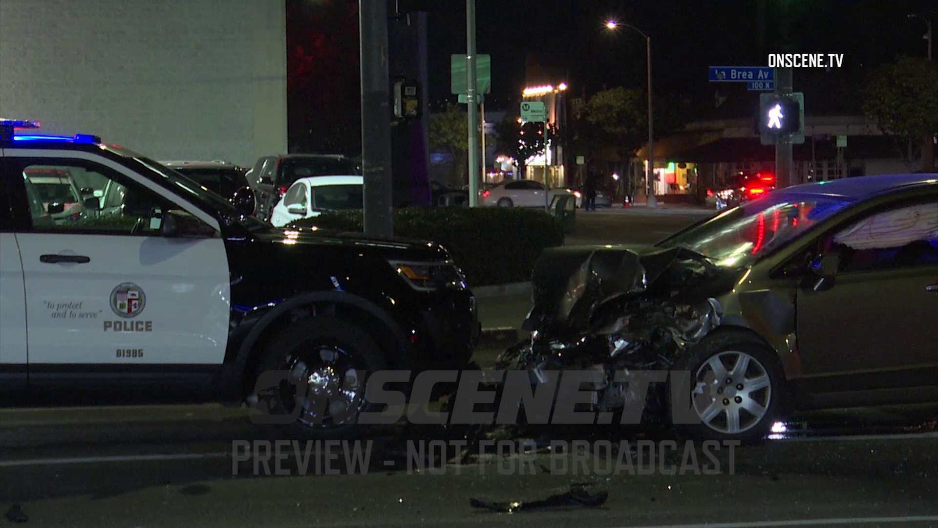 Los Angeles: Police Officers Hospitalized After Hit-And-Run Crash ...