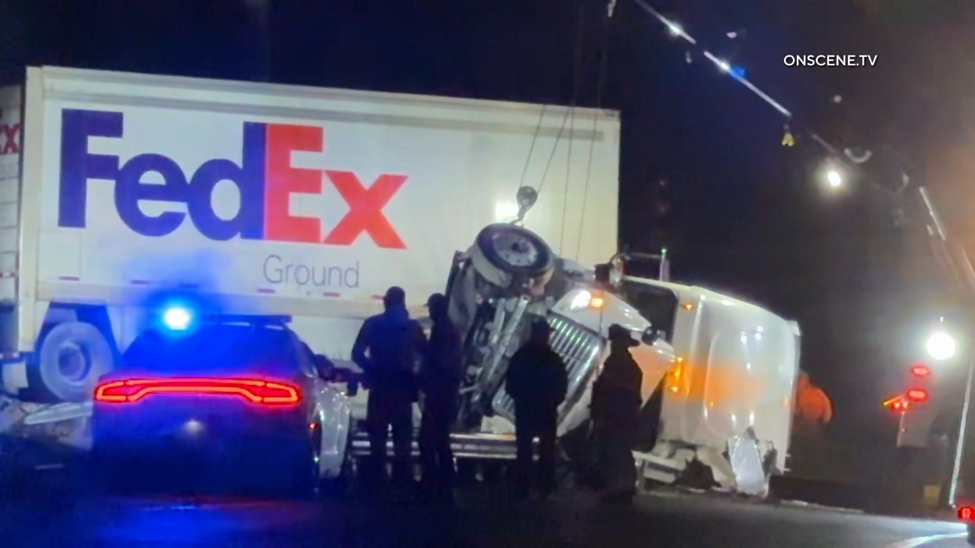 CHULA VISTA FED EX I 5 SEMI CRASH – ONSCENE.TV