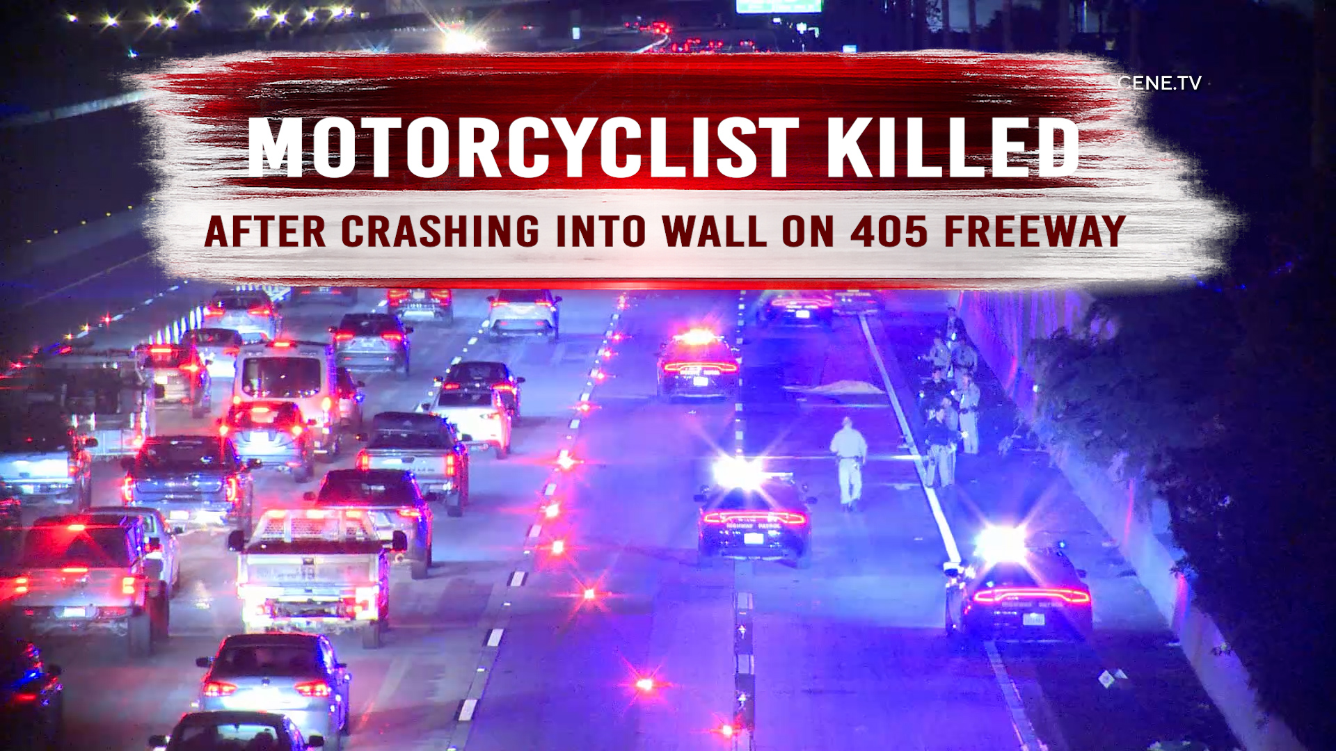 Motorcyclist Killed After Crashing Into Wall on 405 Freeway – ONSCENE.TV